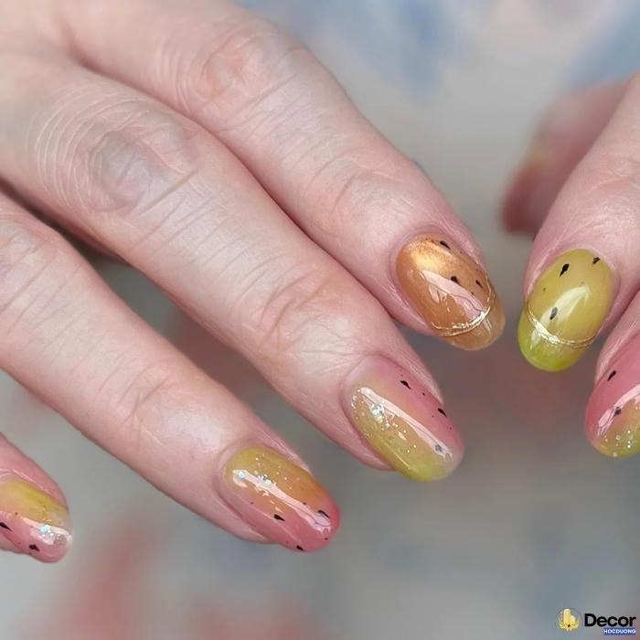nail dưa hấu đẹp mắt