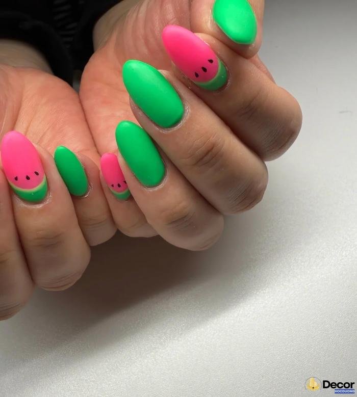 nail dưa hấu thẩm mỹ