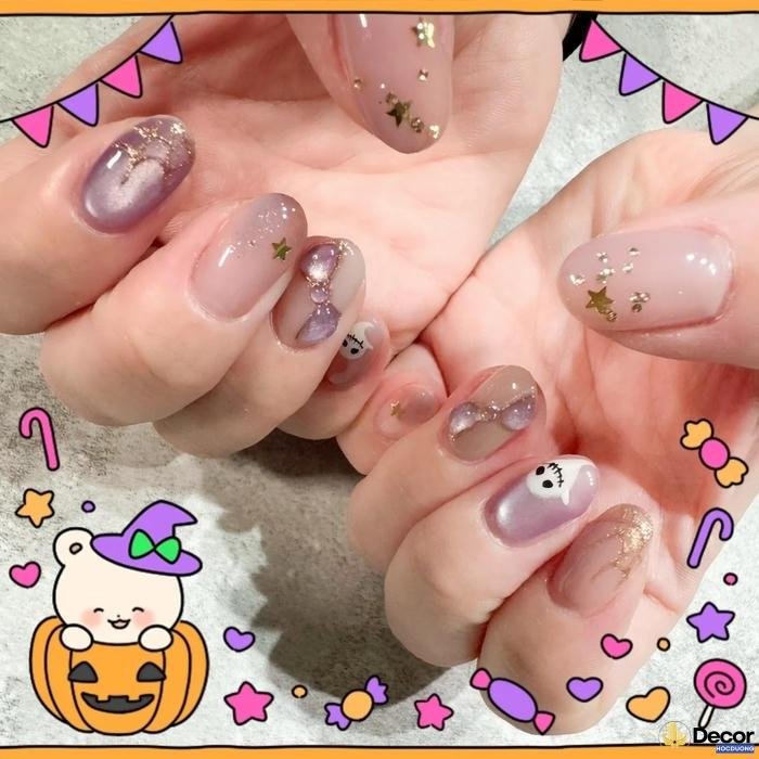 nail halloween đẹp mắt