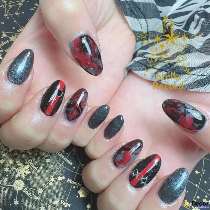 nail halloween sáng tạo