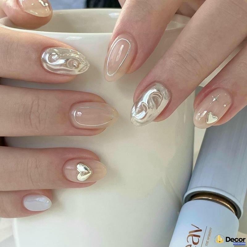 nail hàn quốc phong cách tối giản hd