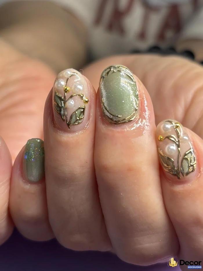 nail hoa cá tính