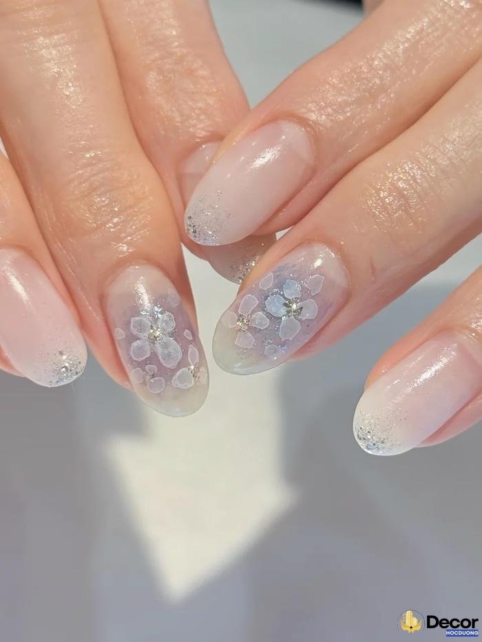 nail hoa dễ thương