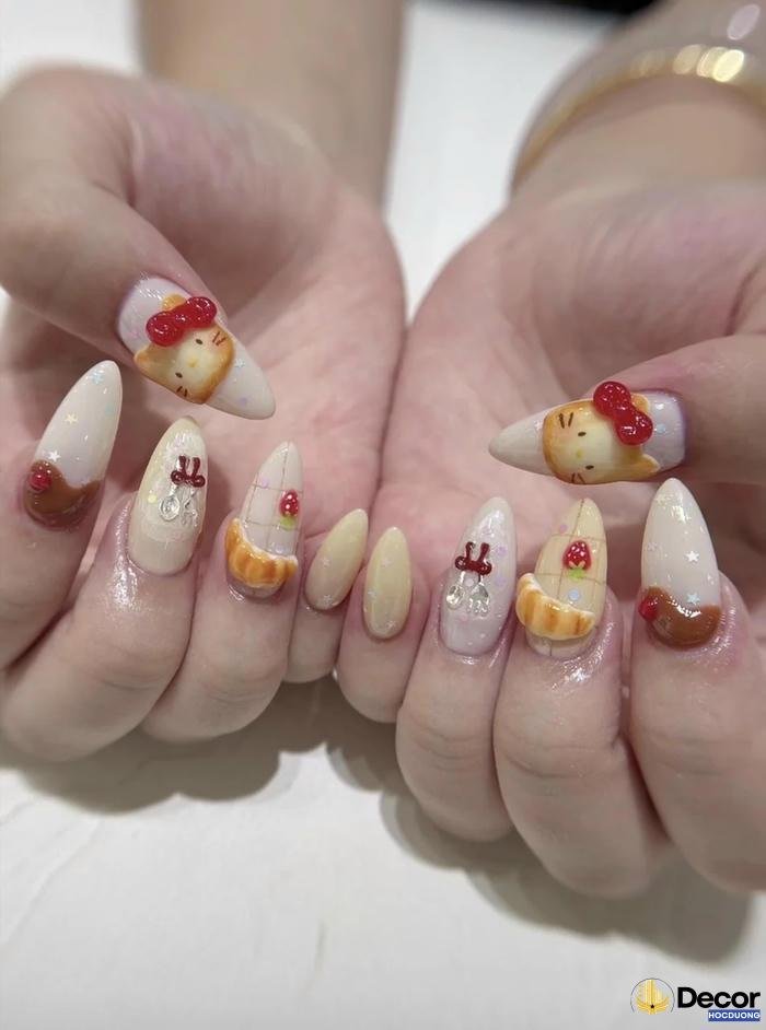 nail hoạt hình dễ thương