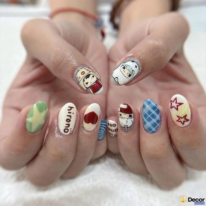 nail hoạt hình đẹp