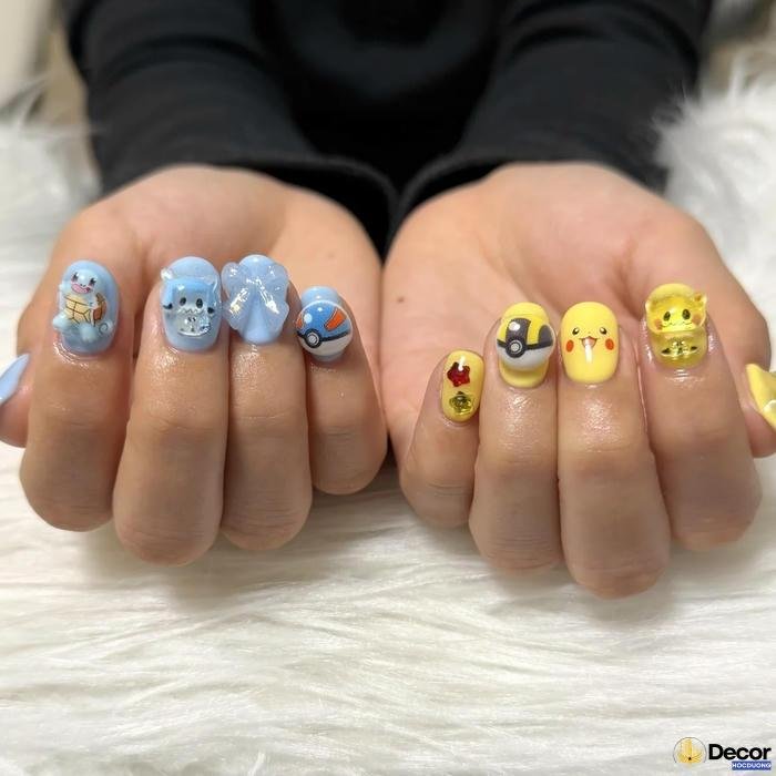 nail hoạt hình hiện đại