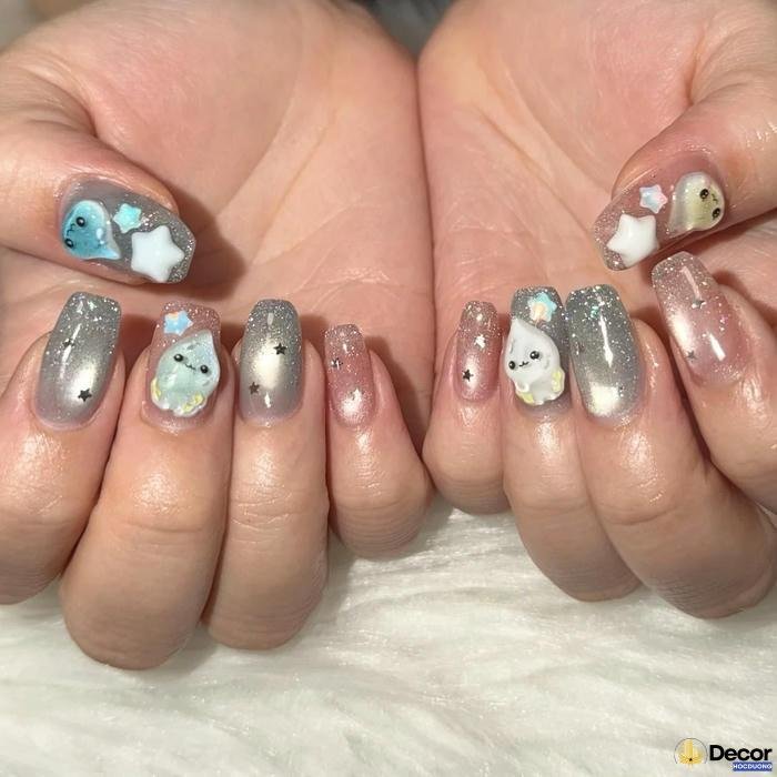 nail hoạt hình nổi bật