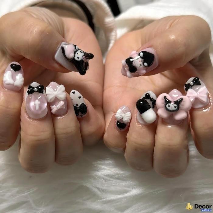 nail hoạt hình sáng tạo