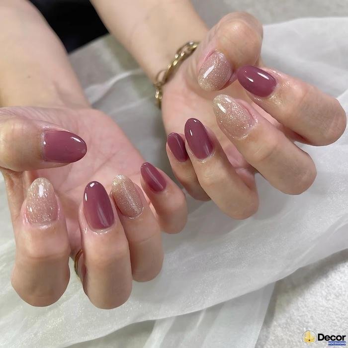 nail hồng nghệ thuật