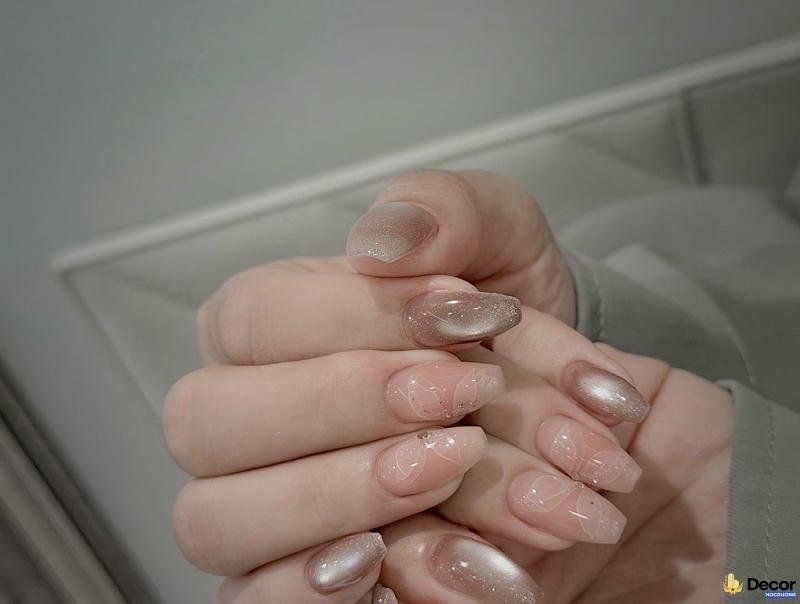nail kim tuyến phong cách dạ tiệc 4k