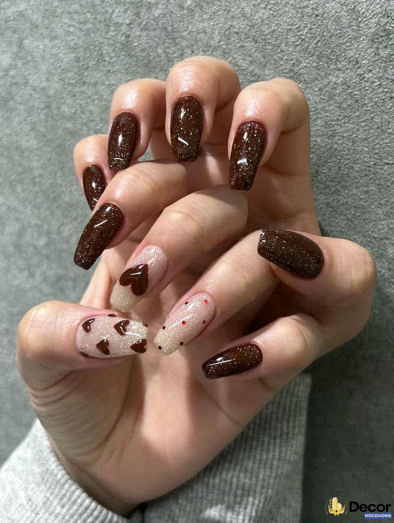 nail kim tuyến phong cách dạ tiệc hd