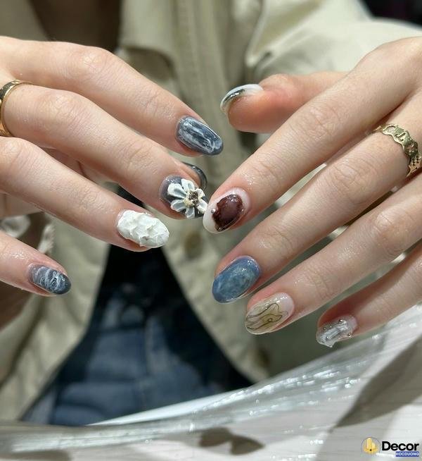 nail loang màu sắc ảo diệu nét