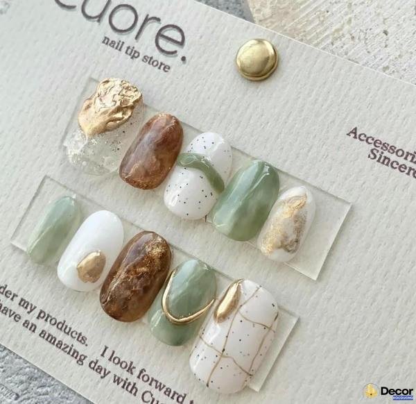 nail loang vân đá tinh tế full hd