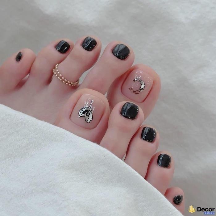 nail màu nude đính đá tinh tế hd siêu nét