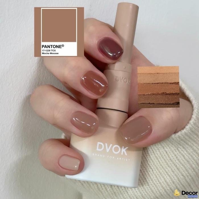 nail màu nude thanh lịch hd