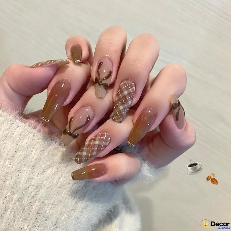nail màu thạch ngọt ngào nét