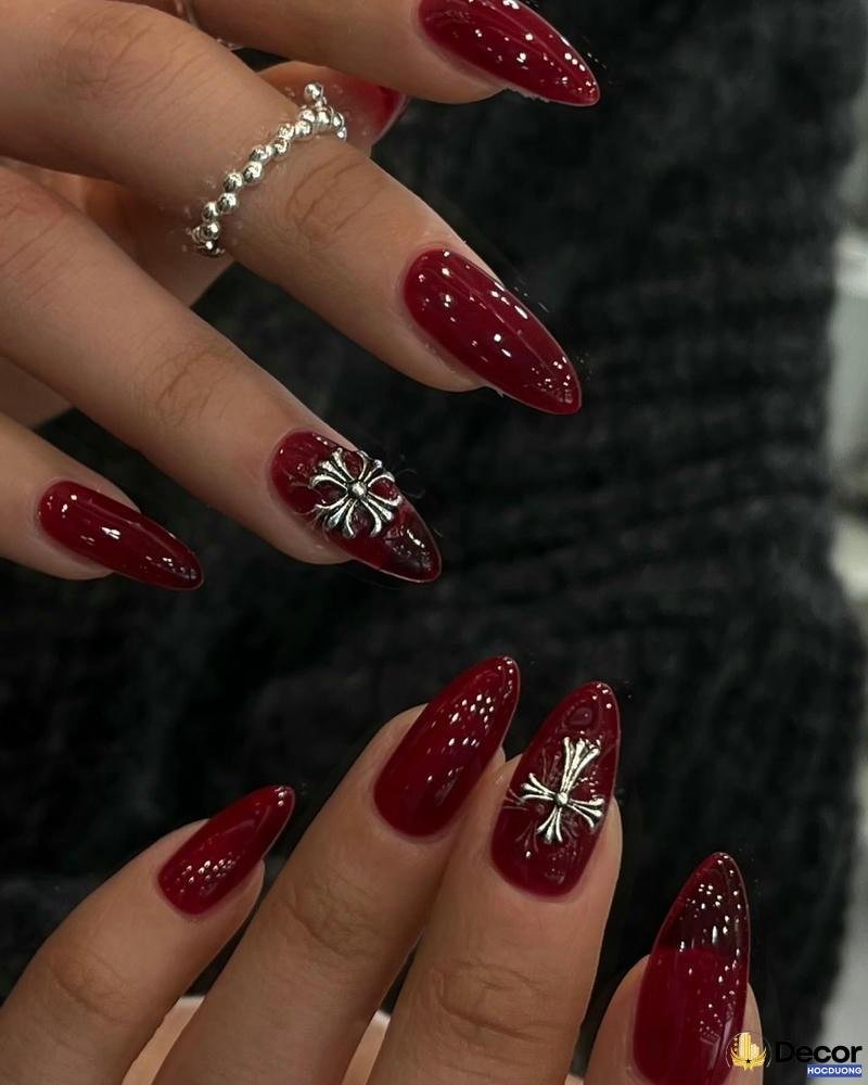 nail màu thạch phong cách nhật bản nét