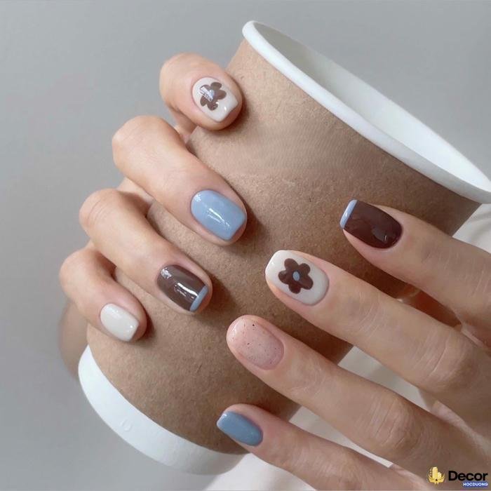nail màu xanh dương hy vọng 4k