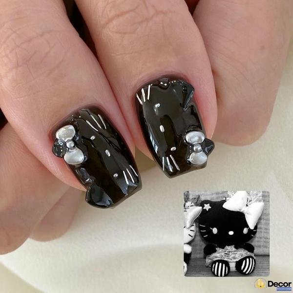 nail móng ngắn mùa hè