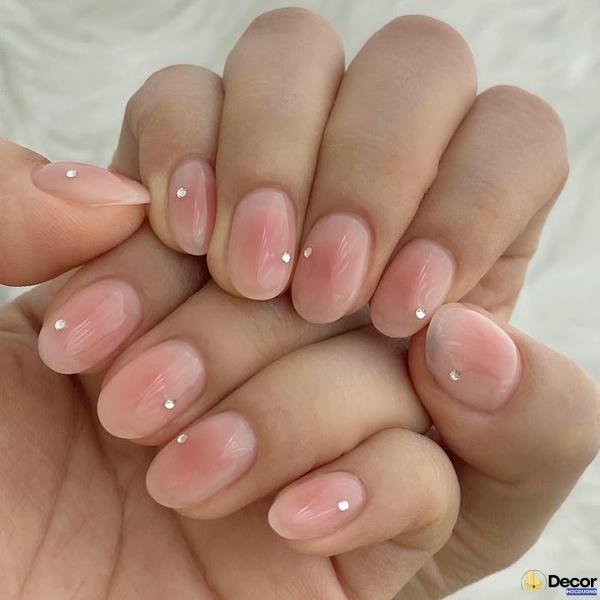 nail móng ngắn phong cách nhật