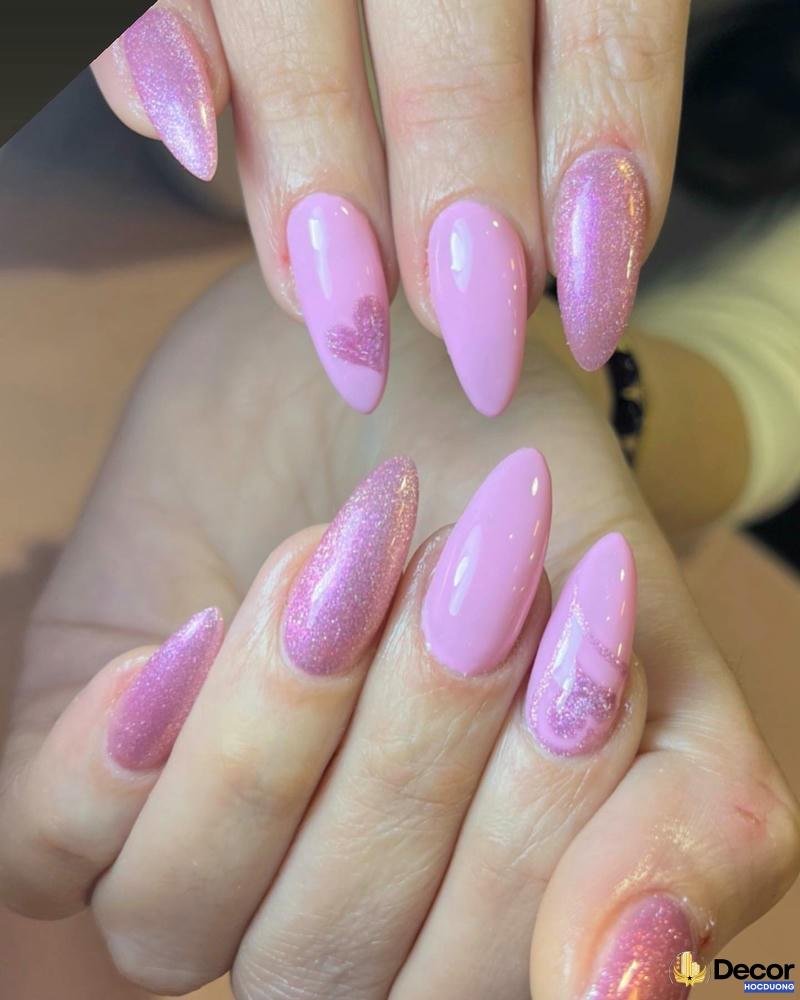 nail tím phong cách lãng mạn 4k