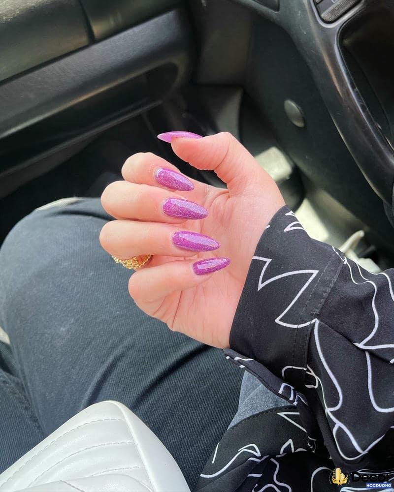 nail tím phong cách lãng mạn full hd