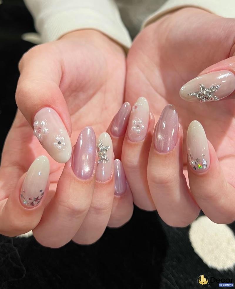 nail xinh hiệu ứng thạch chất lượng 4k