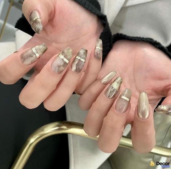 nail xinh hiệu ứng vân đá chất lượng hd