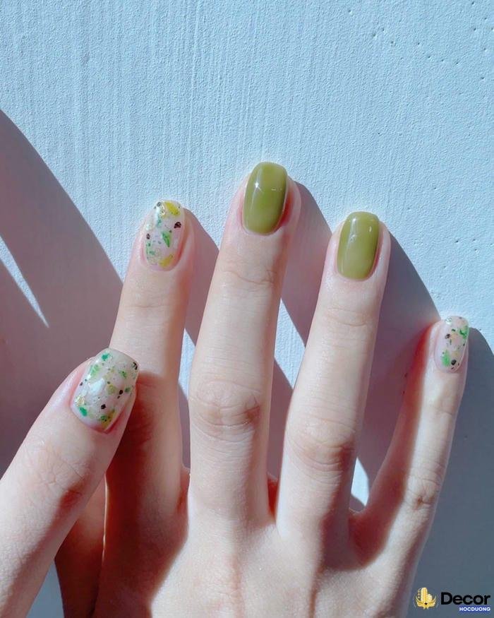 nail xinh tone vàng nổi bật chất lượng hd