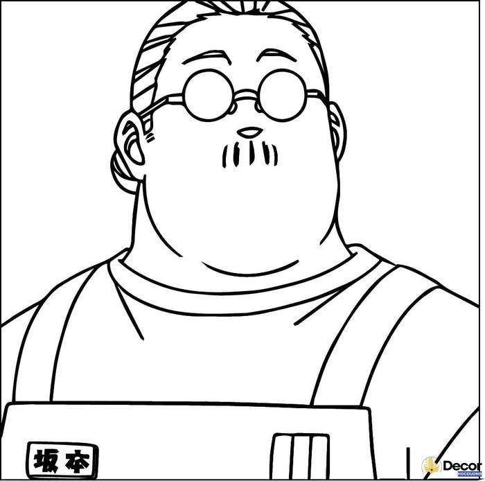 tranh tô màu anime ngộ nghĩnh