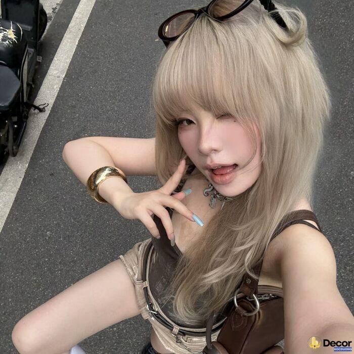 Gái xinh trung quốc chụp ảnh ngoài trời cực thơ