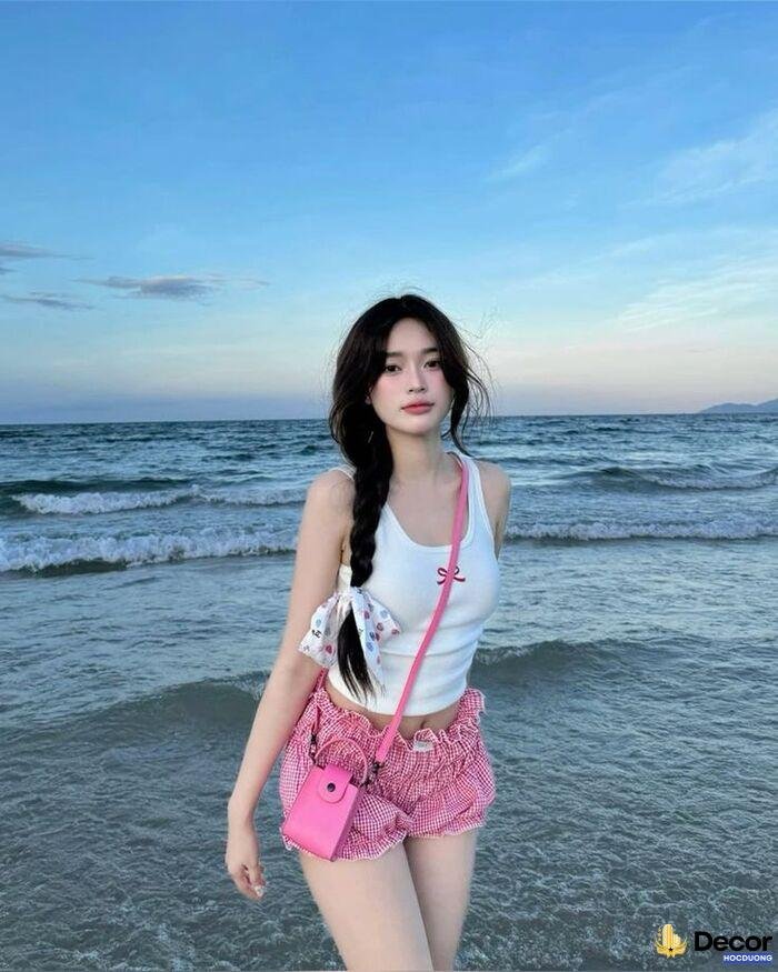 Gái xinh việt nam outfit đơn giản mà xinh