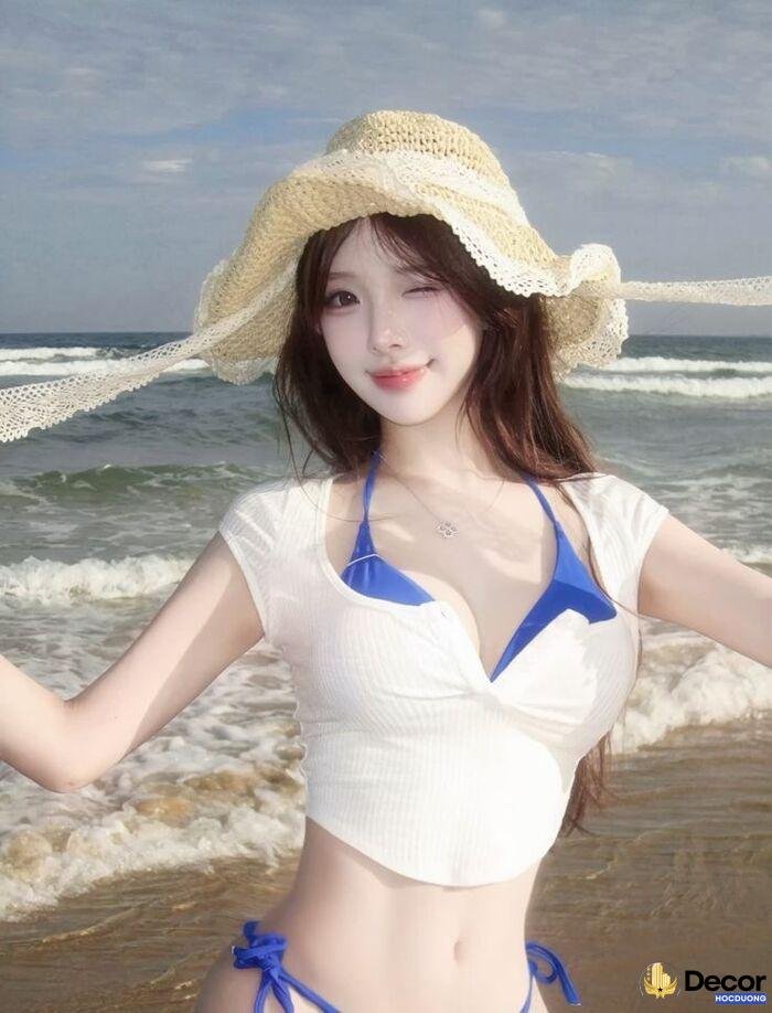 Hình gái xinh nét đẹp trong trẻo