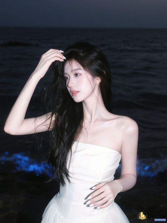 Hình gái xinh visual hot girl mạng xã hội