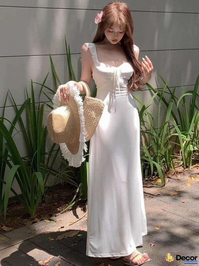 ảnh gái xinh mặc váy lưới phong cách