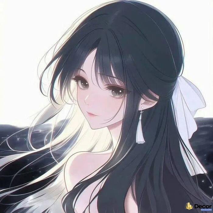 gái xinh anime ánh sáng lung linh