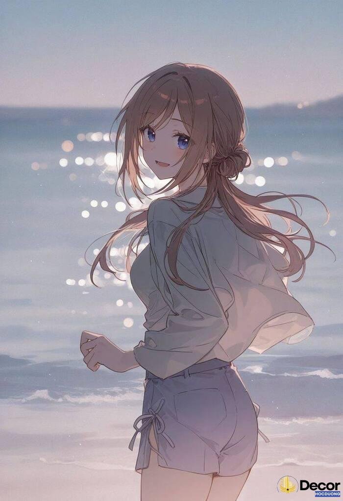 gái xinh anime chibi đáng yêu