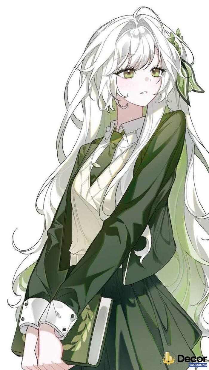 gái xinh anime phong cách học sinh đáng yêu