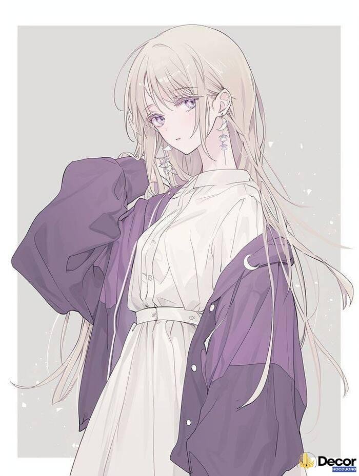 gái xinh anime phong cách nữ sinh