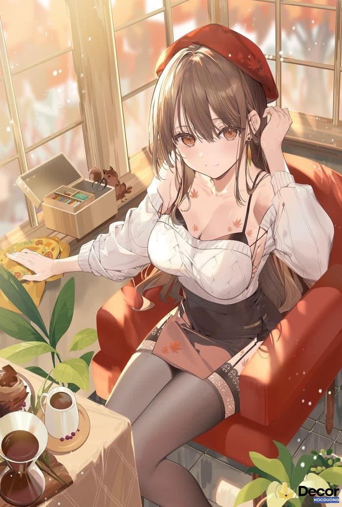 gái xinh anime tạo dáng đẹp
