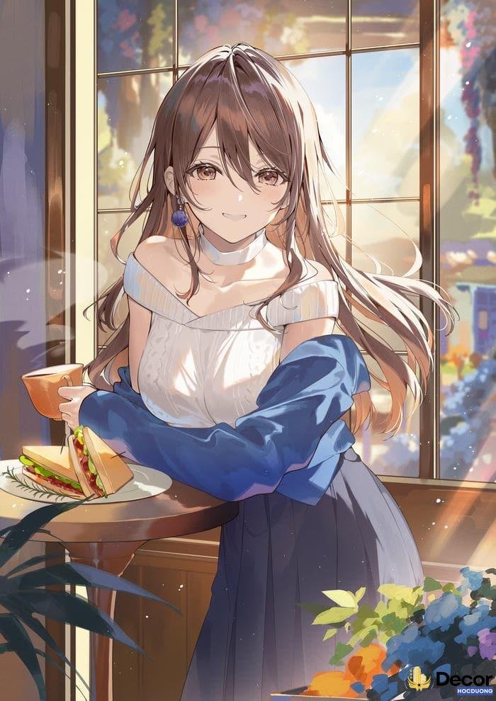 gái xinh anime thanh lịch