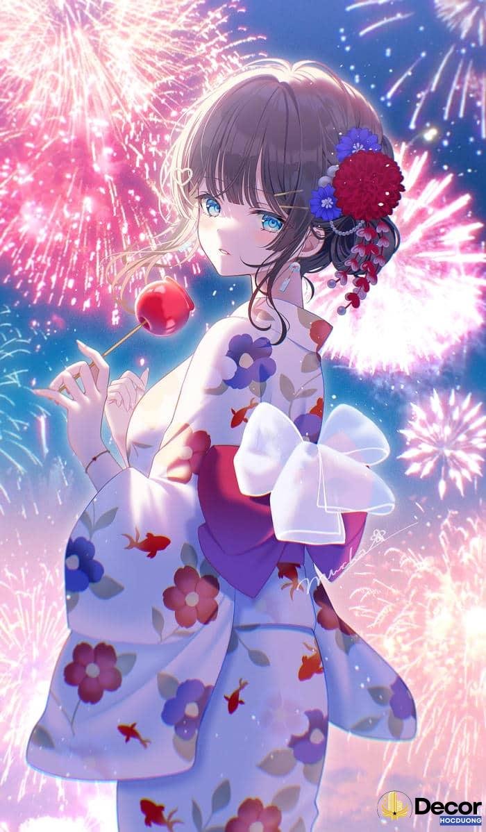 gái xinh anime thời trang