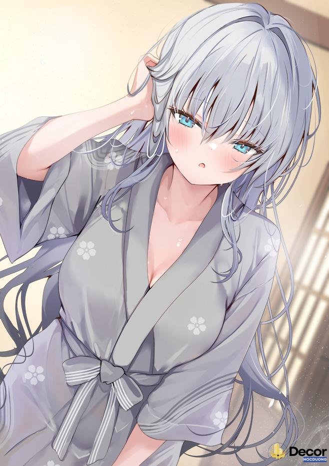 gái xinh anime tóc dài
