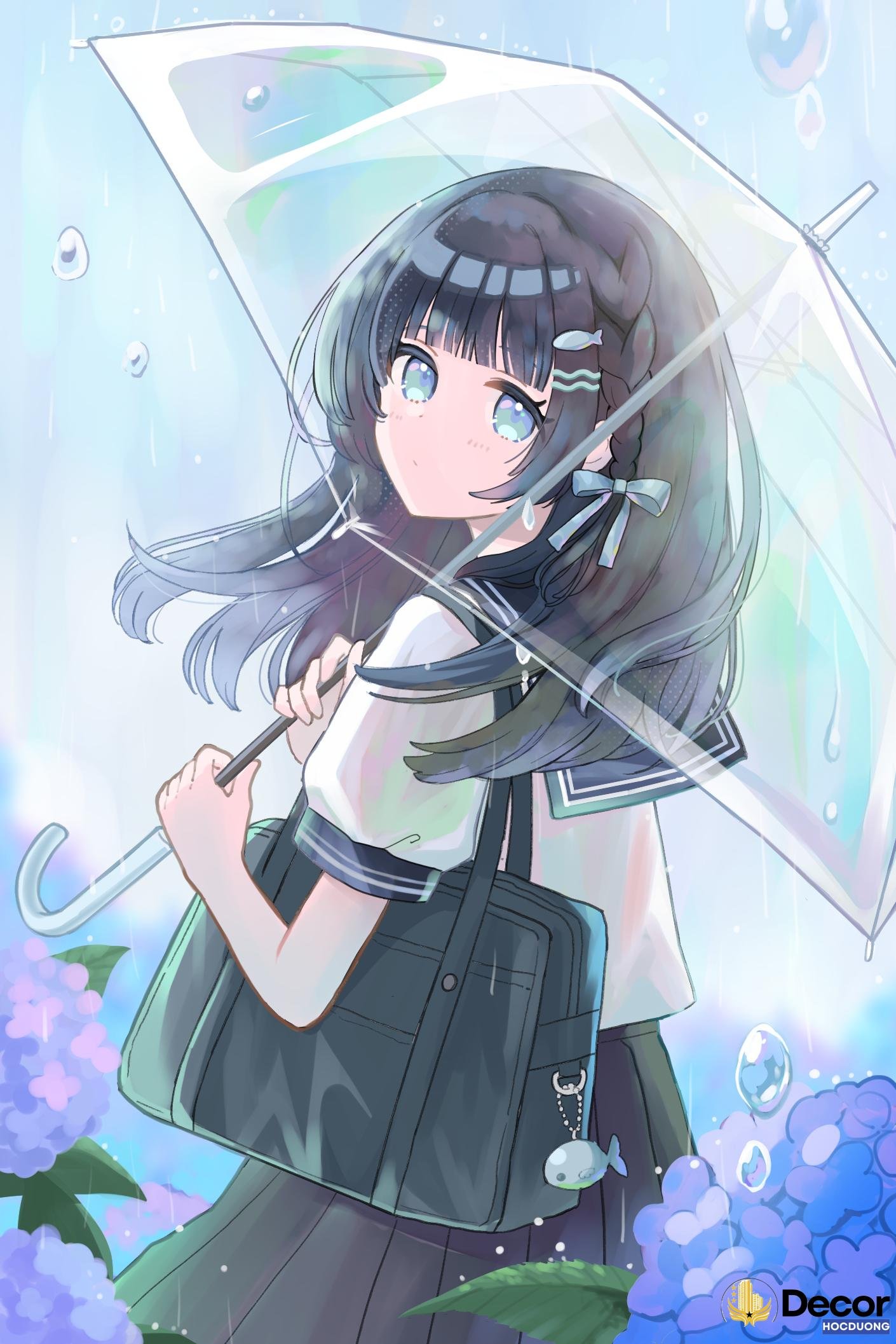 gái xinh anime tóc ngắn