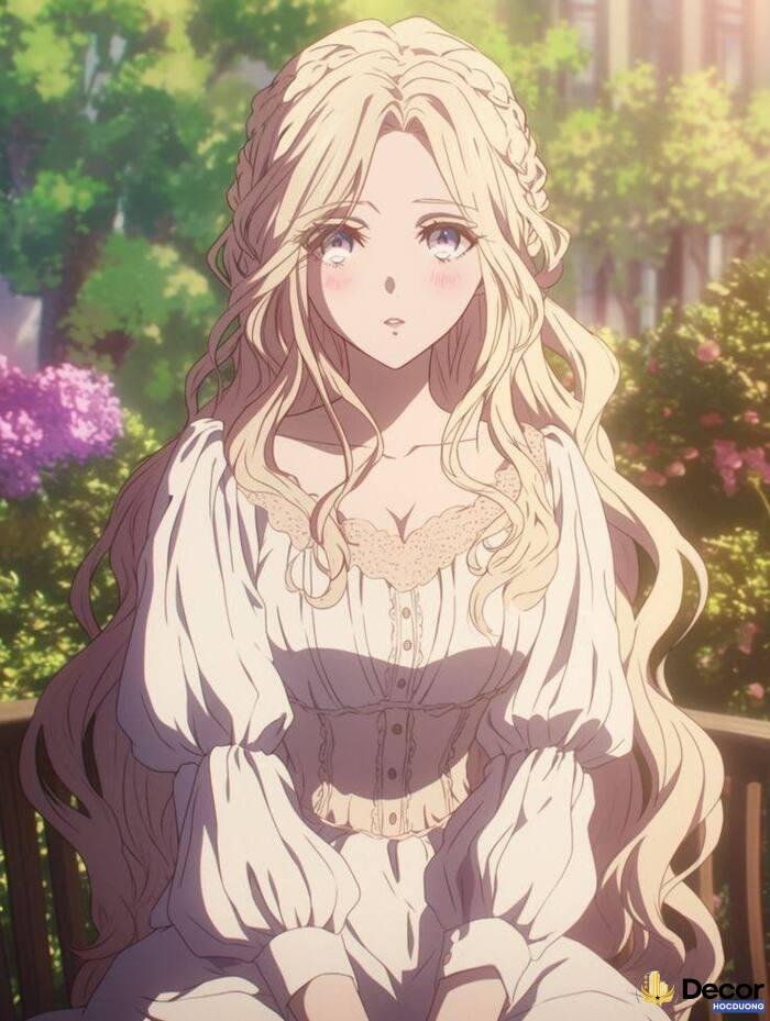 gái xinh anime tông màu pastel