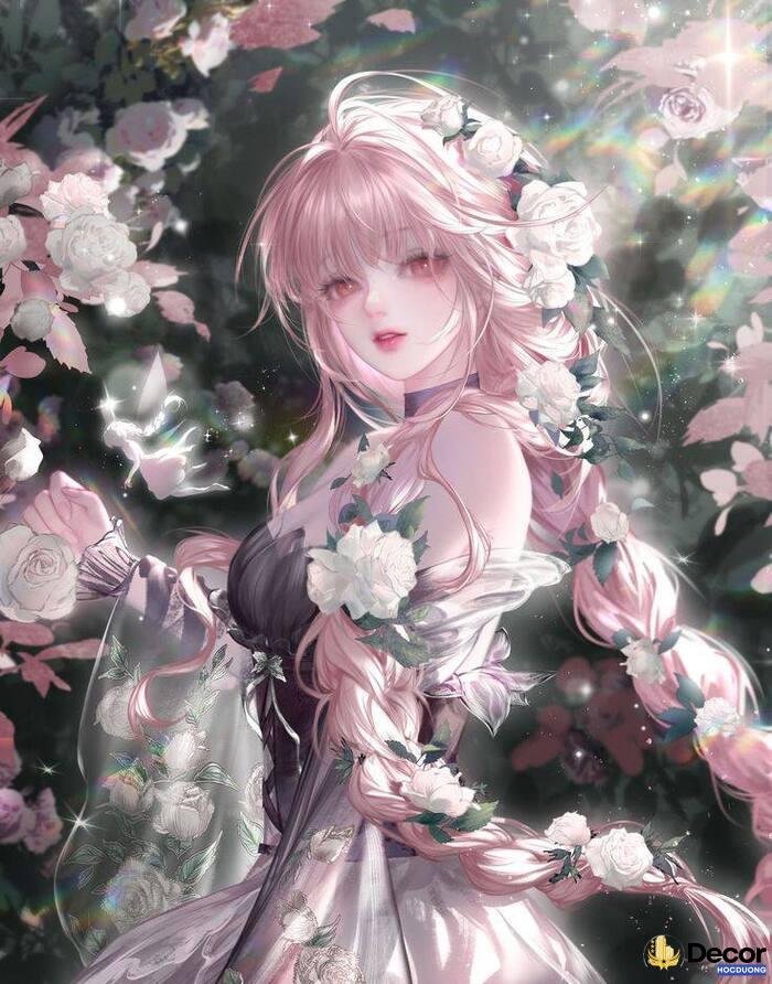 gái xinh anime váy ngắn đáng yêu