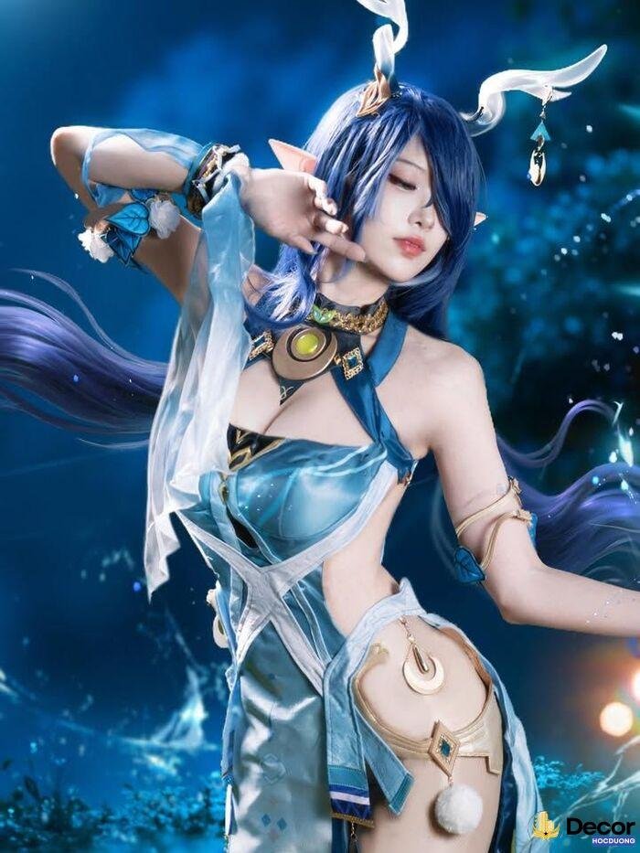 gái xinh cosplay concept huyền bí