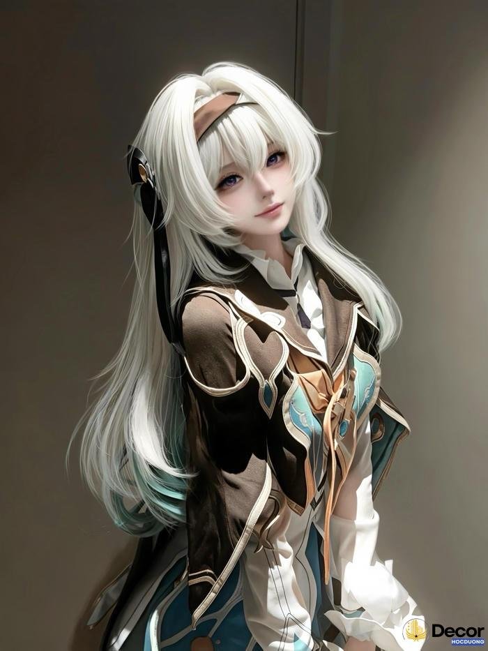 gái xinh cosplay tóc dài