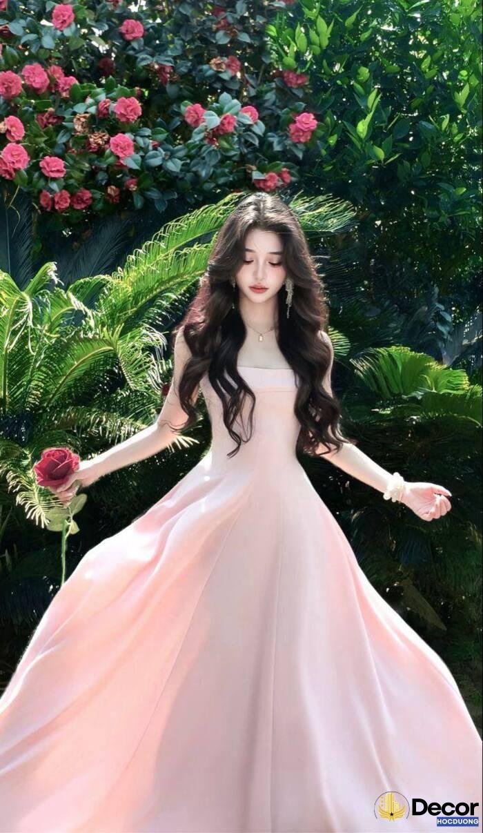 gái xinh mặc pinky điệu