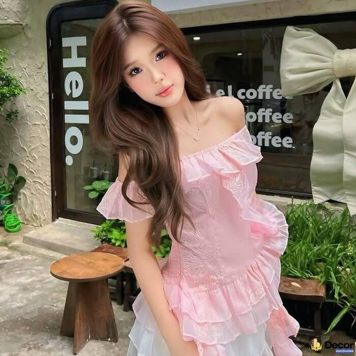 gái xinh mặc pinky outfit thời trang